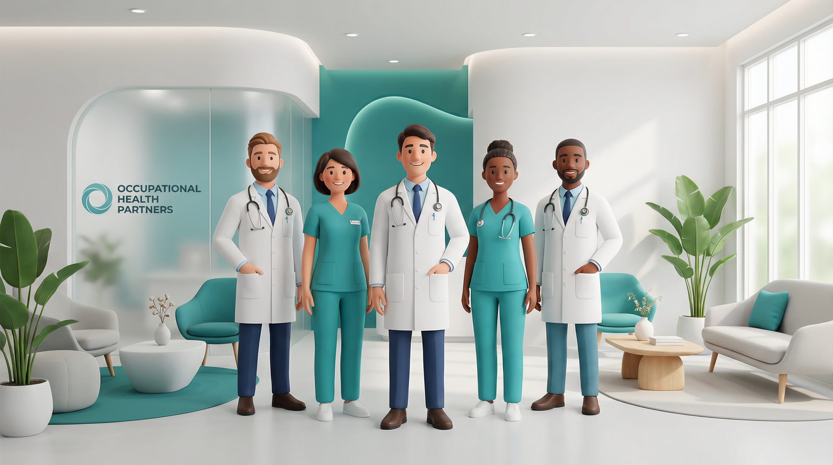 Equipe médica profissional de medicina do trabalho em Goiânia - Clínica e Plataforma Ocupacional